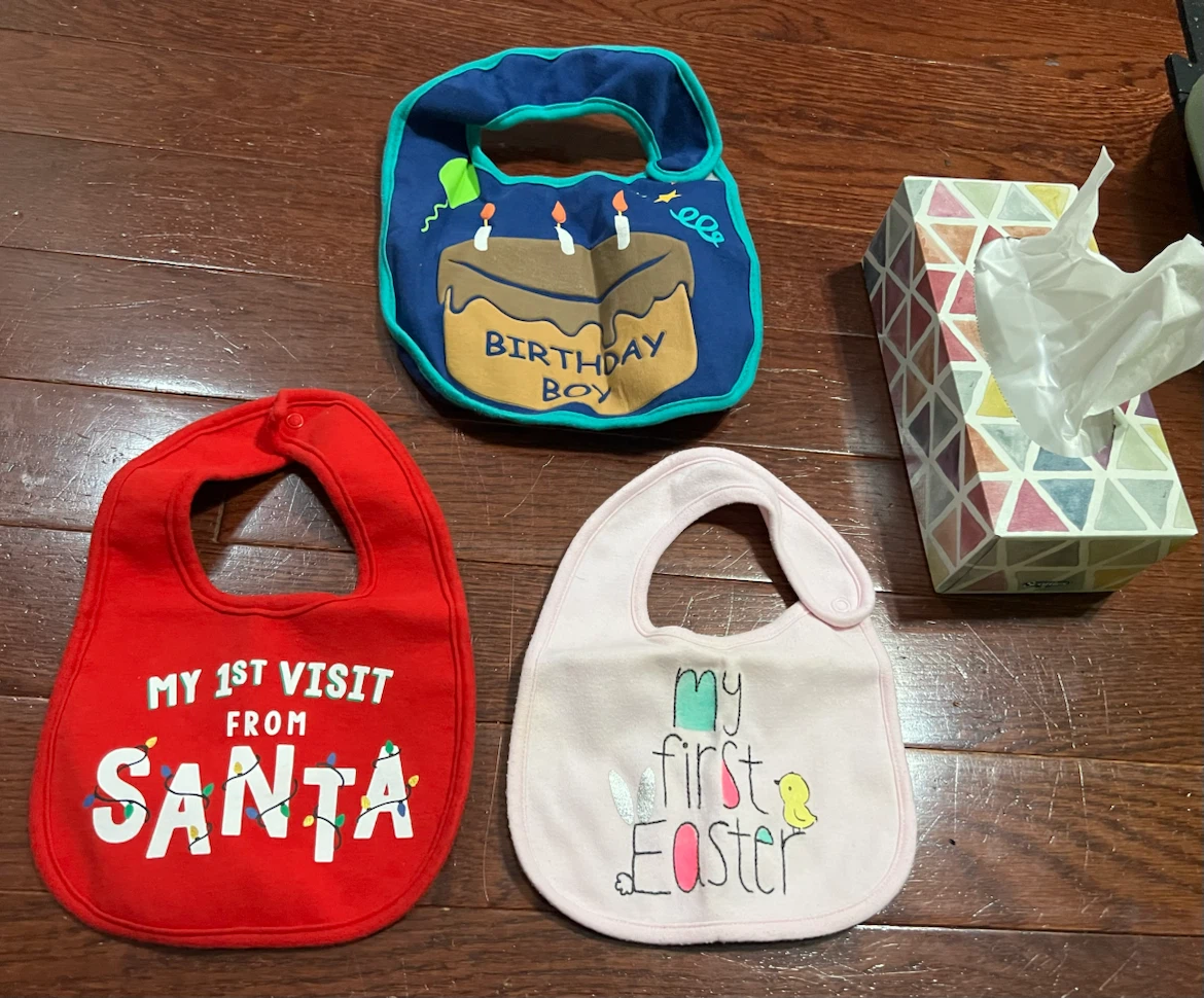 Baby Bibs - Birthday, Santa, Easter