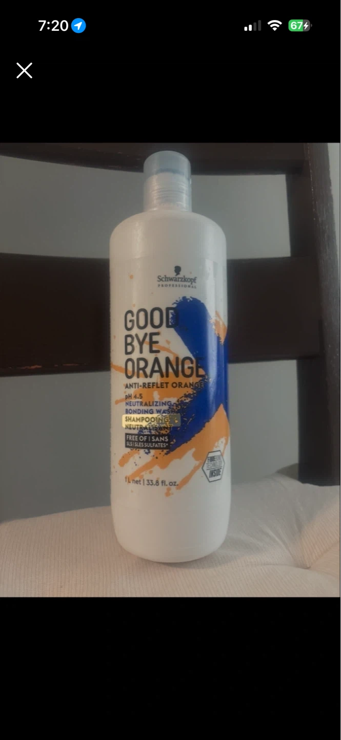 Schwarzkopf Goodbye Orange Shampoo 1L
