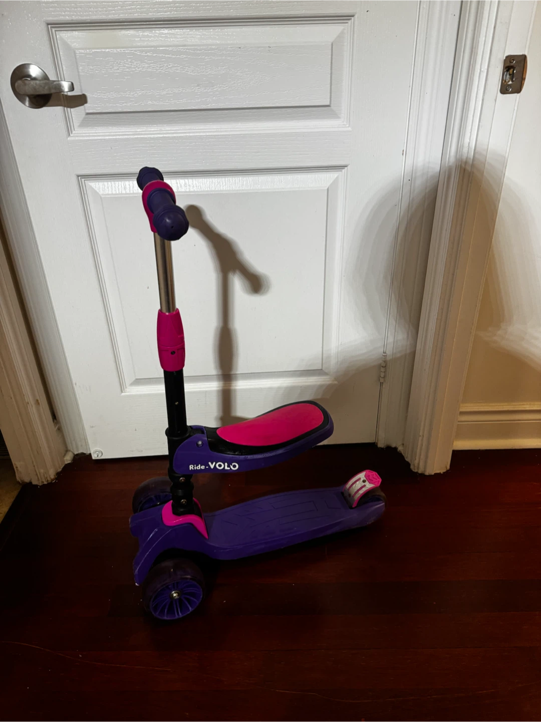RideVOLO K02 2-in-1 Foldable Kick Scooter