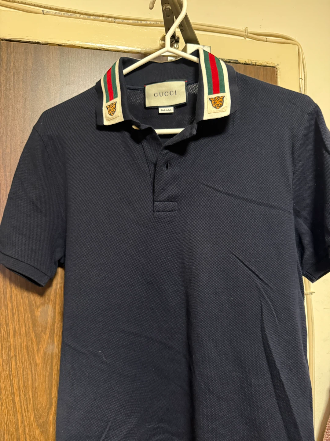 Gucci Navy Polo Shirt