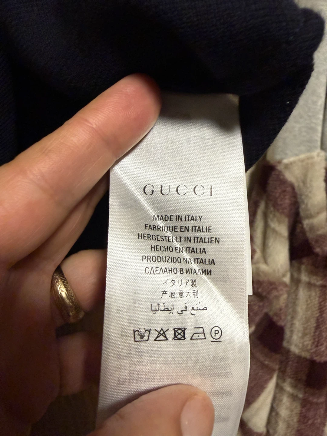 Gucci Navy Polo Shirt - photo 4