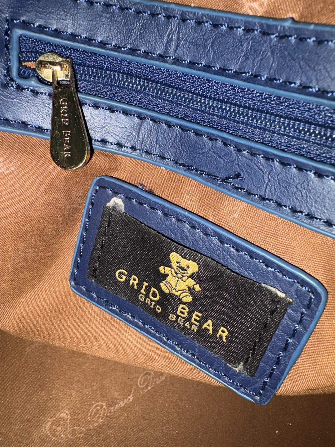 Daivd Duke Grid Bear Teddy Bear Mini Backpack - photo 3