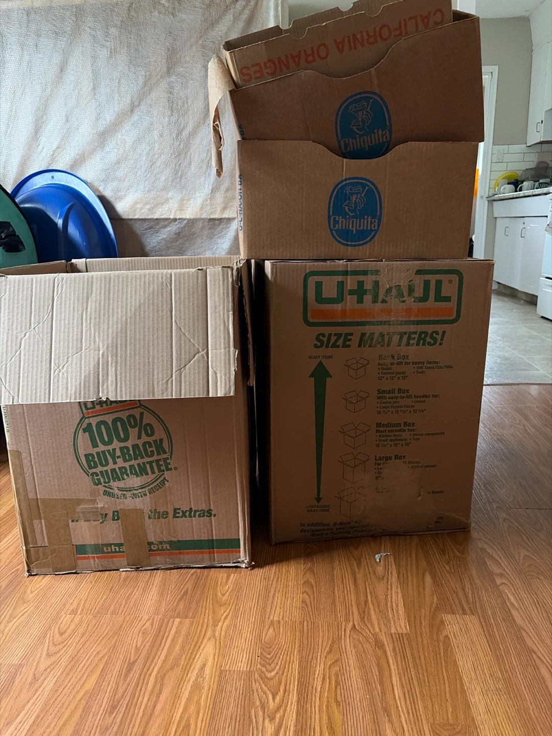 U-Haul Moving Boxes - Assorted Sizes