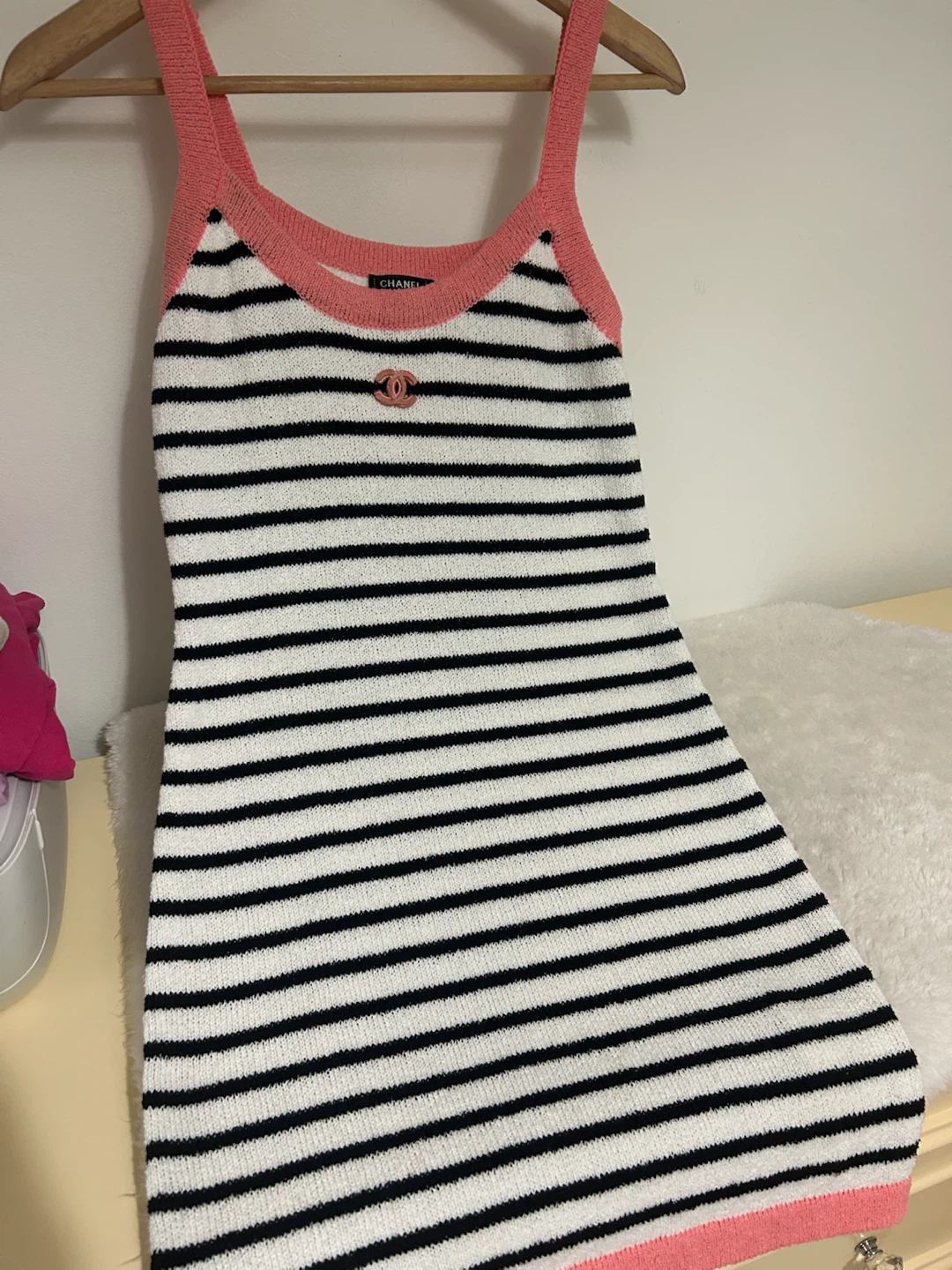 Striped Knit Dress - photo 4