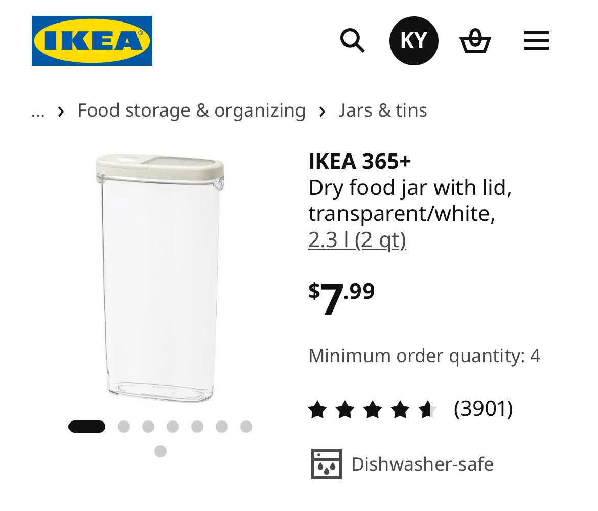 IKEA 365+ Dry Food Jar Set - photo 2