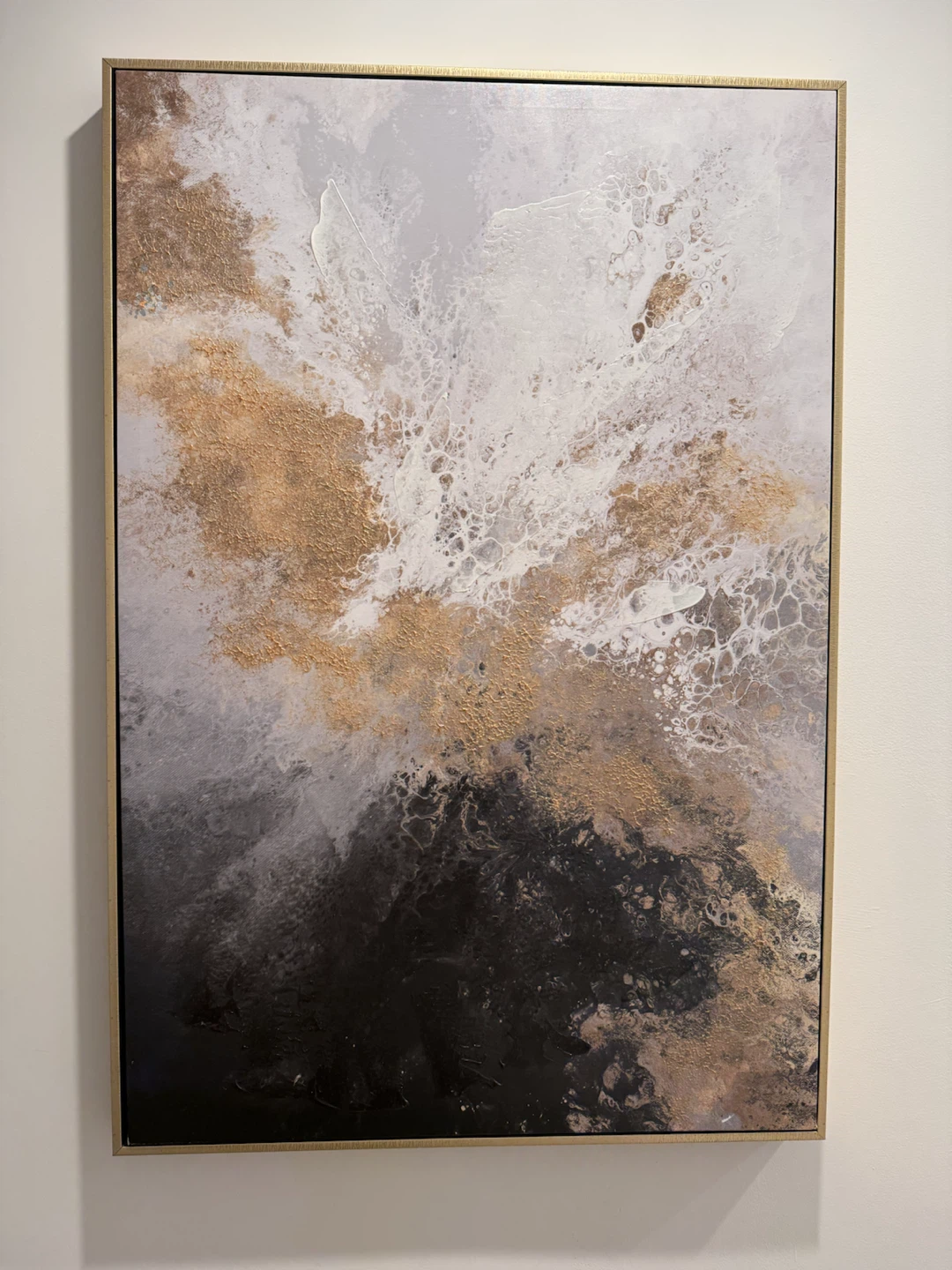 Abstract Art on Canvas in Frame