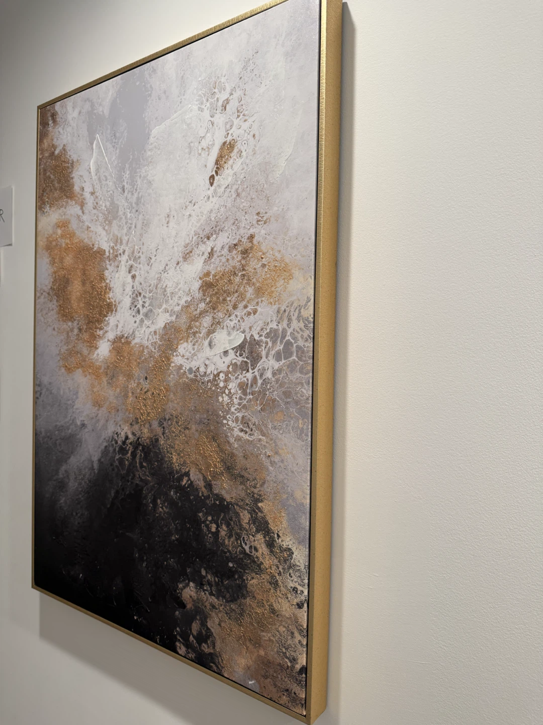 Abstract Art on Canvas in Frame - photo 3