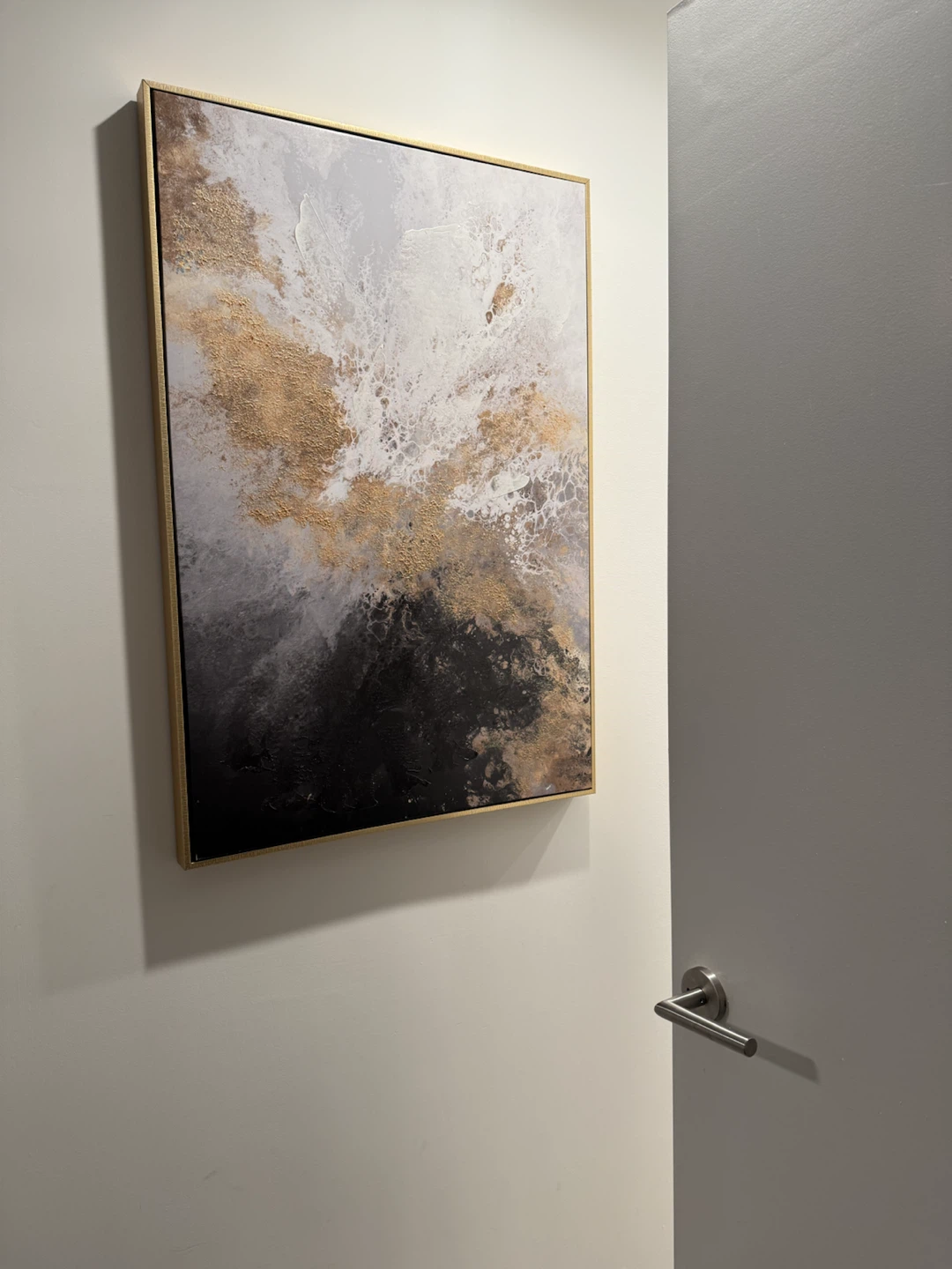 Abstract Art on Canvas in Frame - photo 4