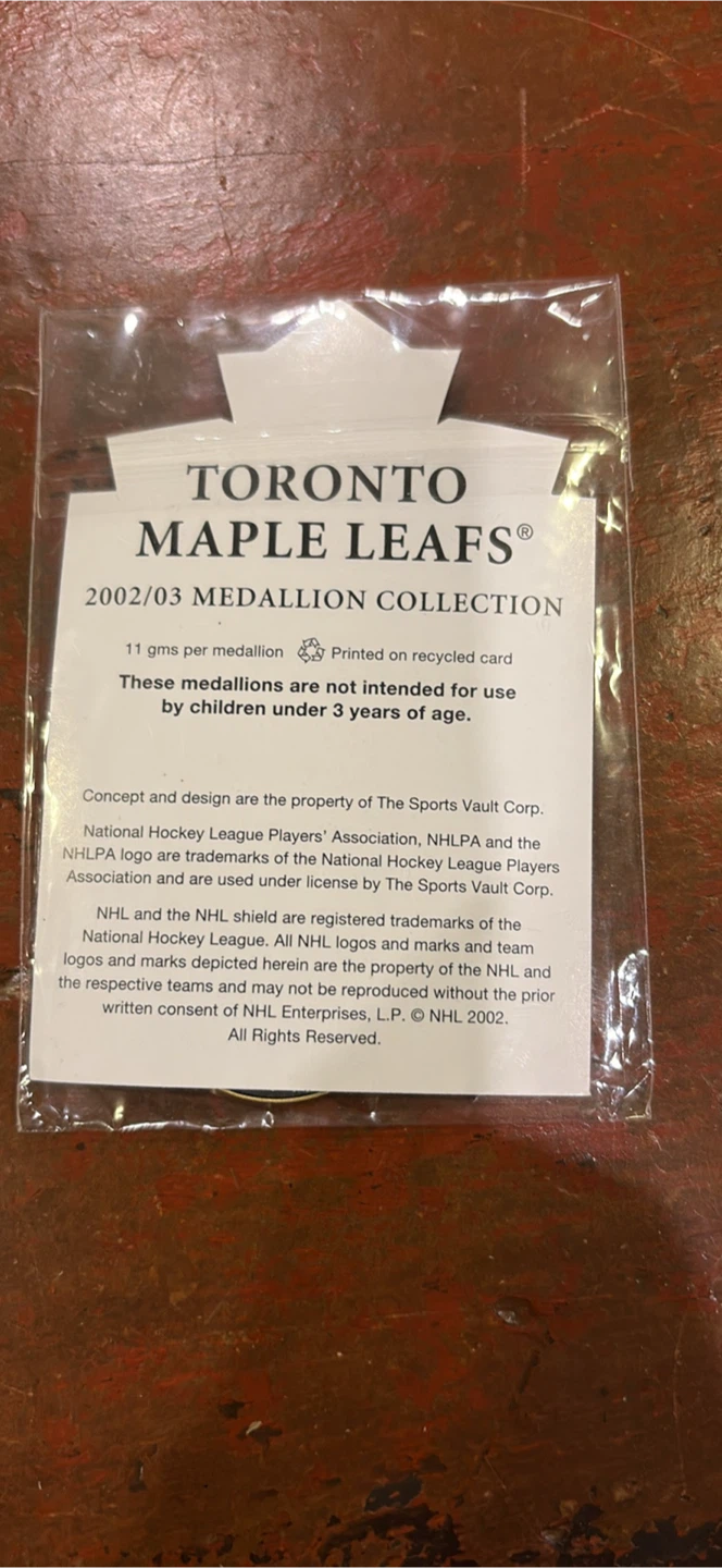 Toronto Maple Leafs 2002/03 Medallion Collection - photo 2