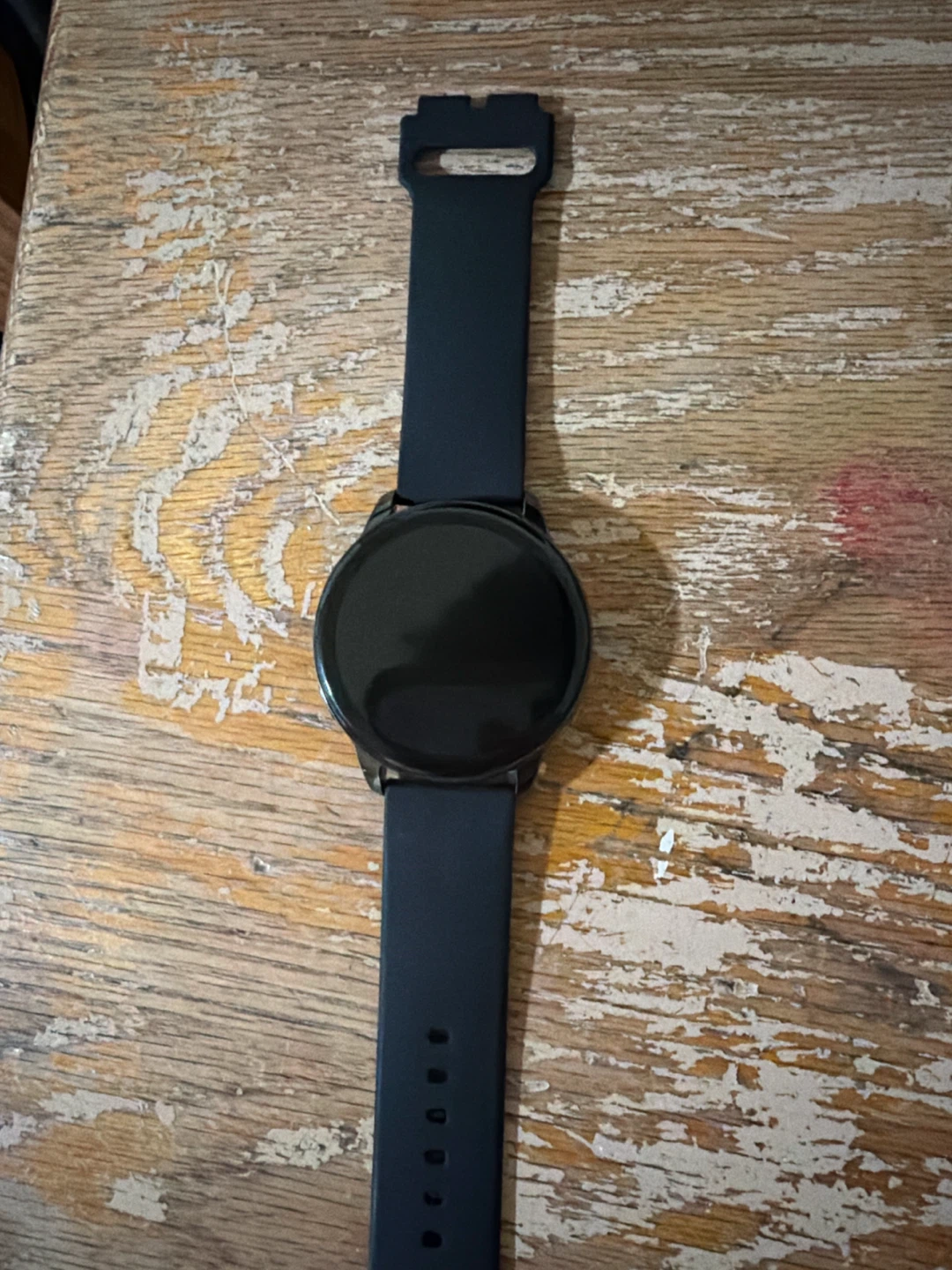 Black Smartwatch with Charger