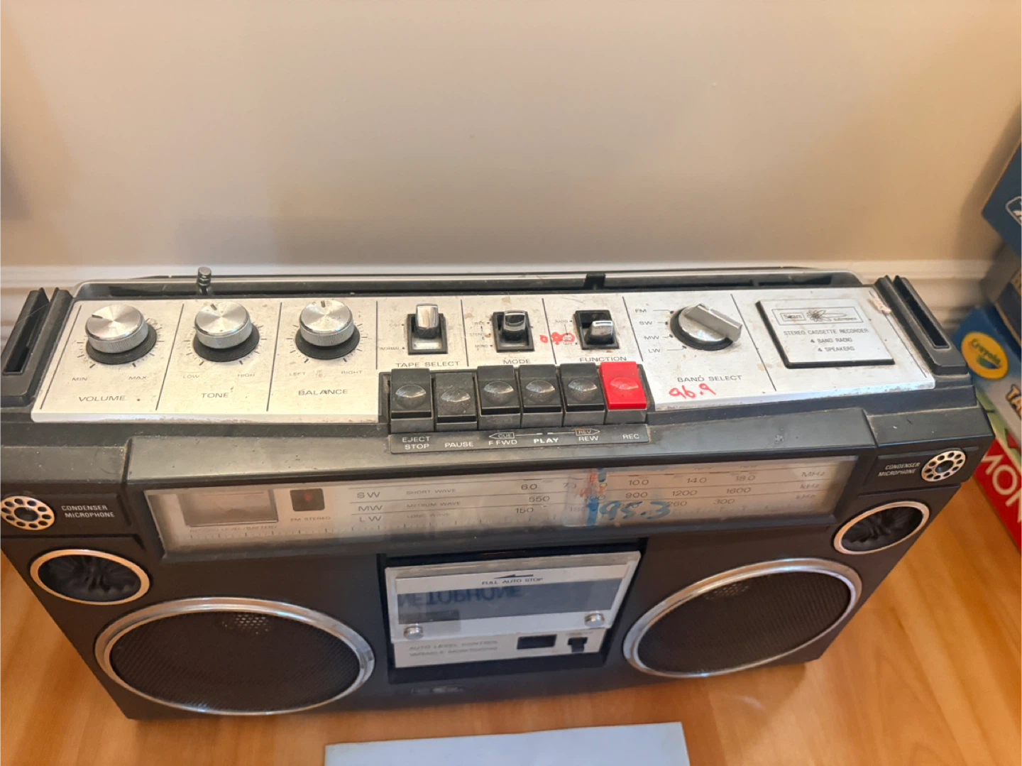 Sears Stereo Cassette Boombox AM/FM Radio - photo 4