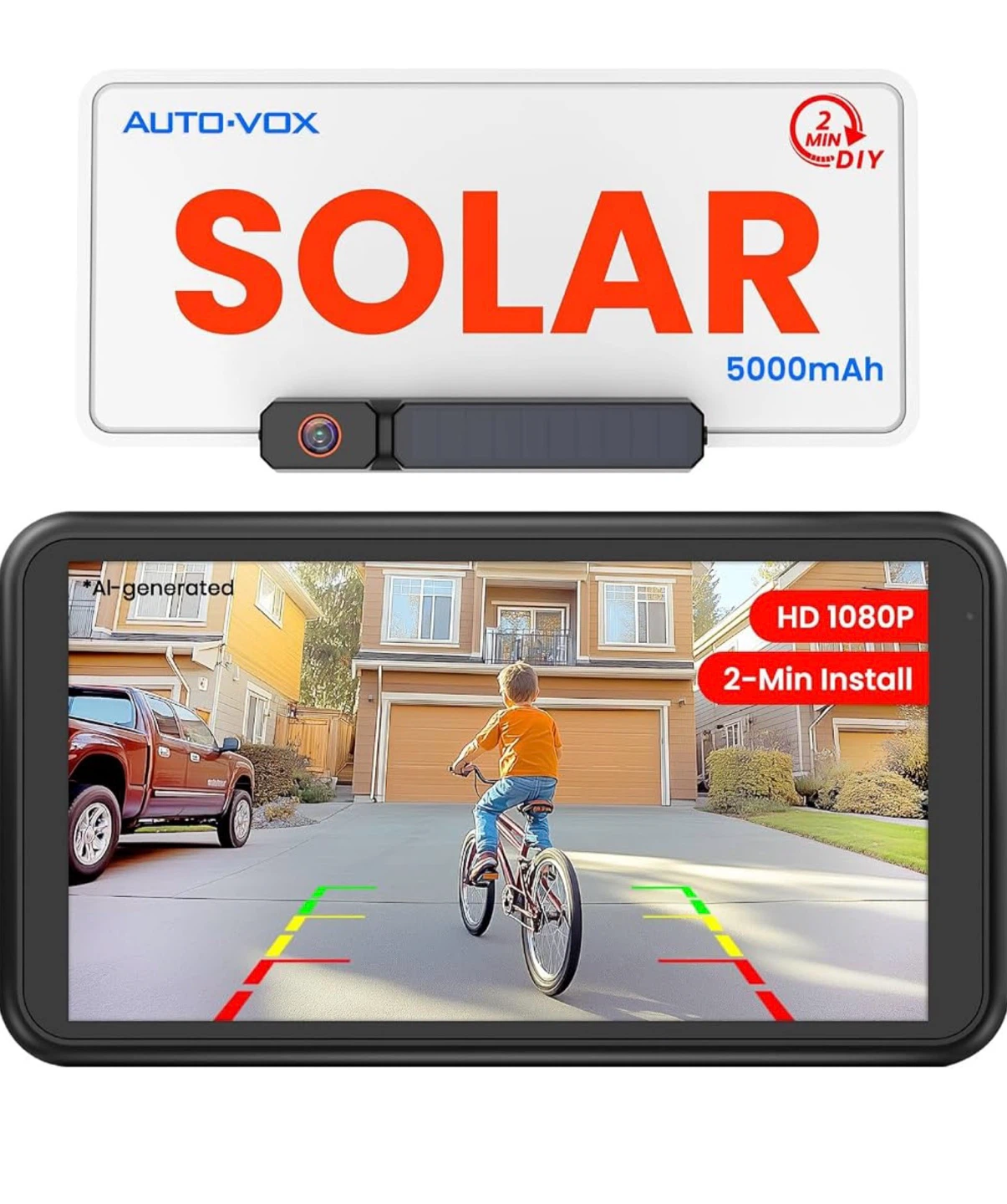 AUTO-VOX Solar Wireless Backup Camera System - photo 2