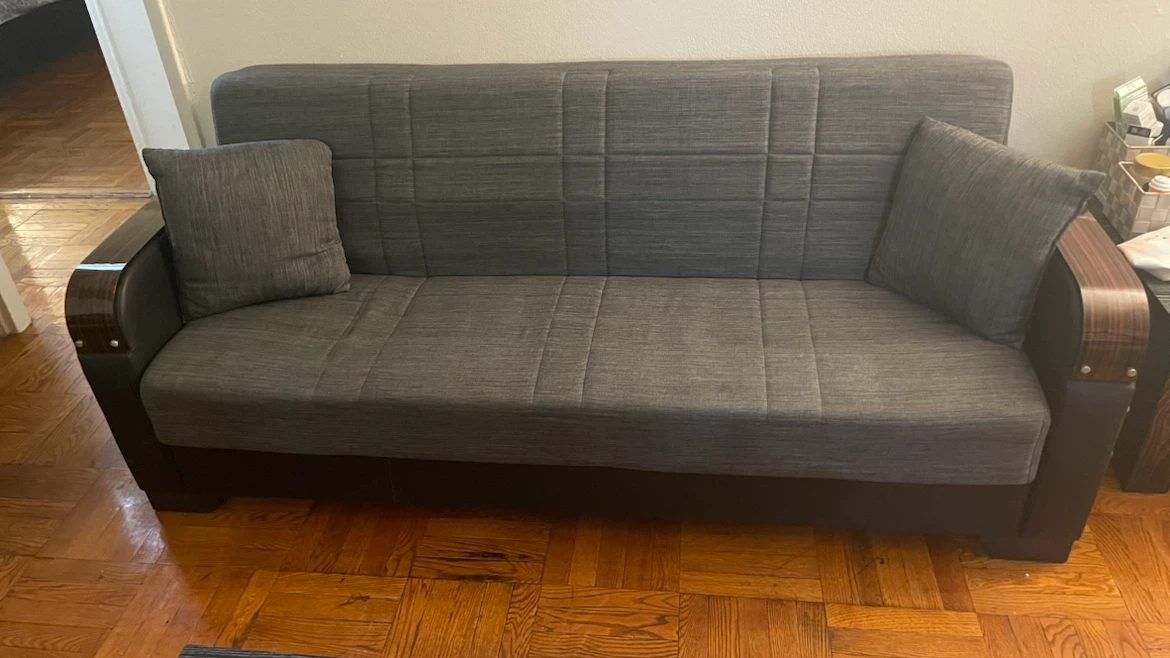 Gray sleeping Sofa set