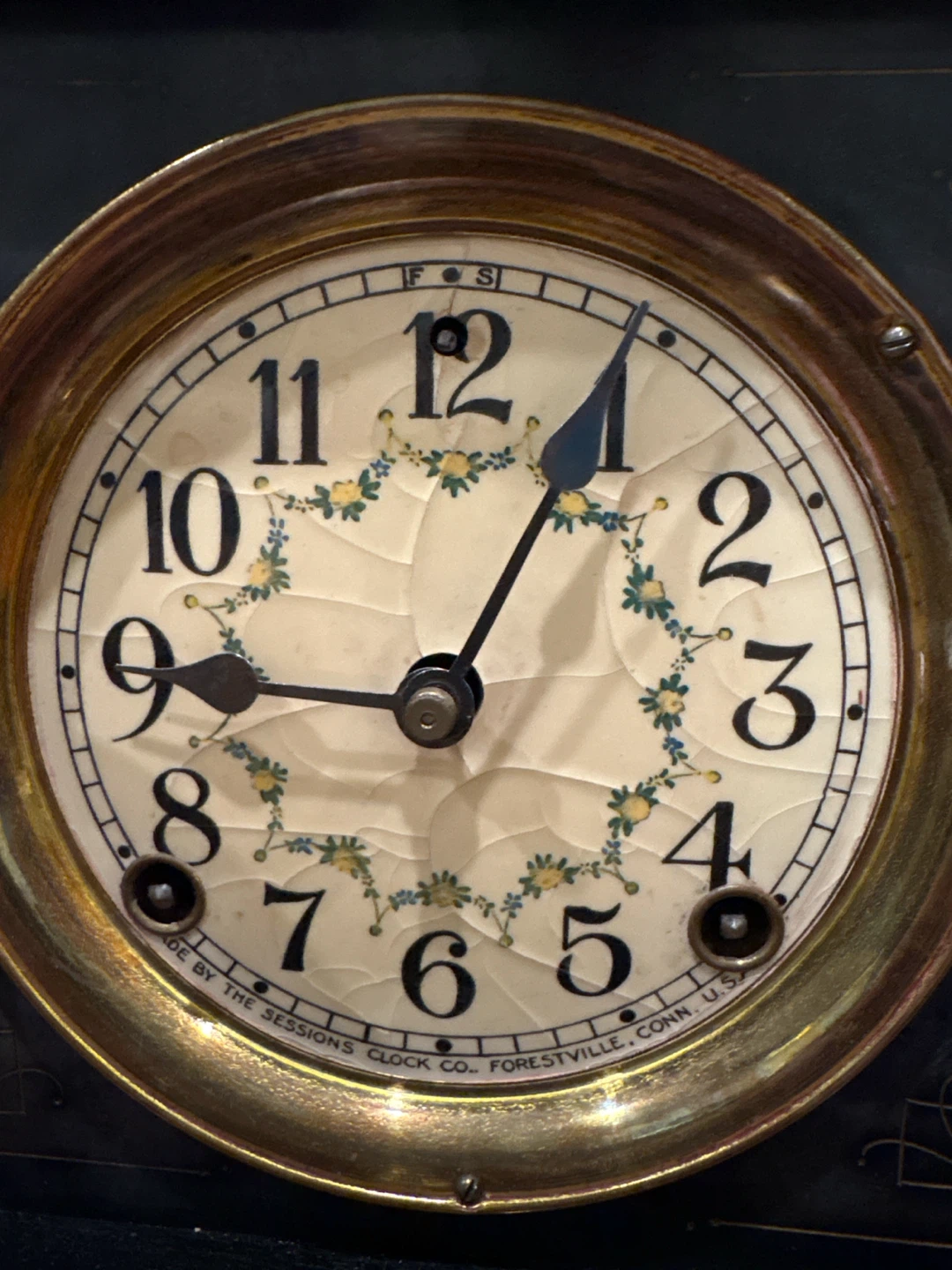 Sessions Clock Company Arcadia Eight-Day Mantel Clock - photo 4