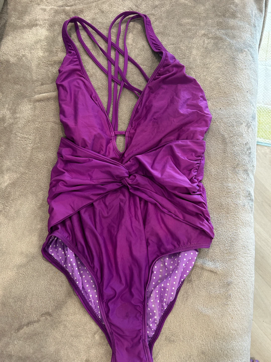 Women's Purple One-Piece Swimsuit