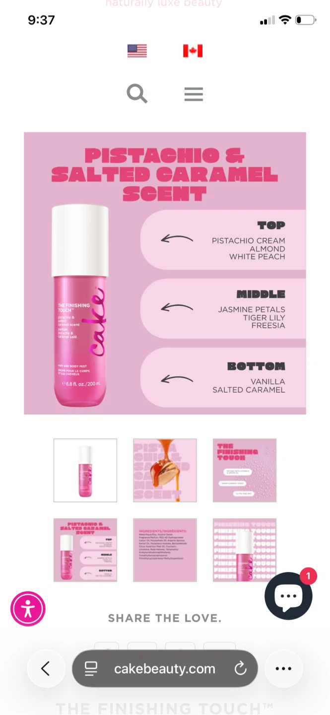 Cake hair & body mist - photo 4