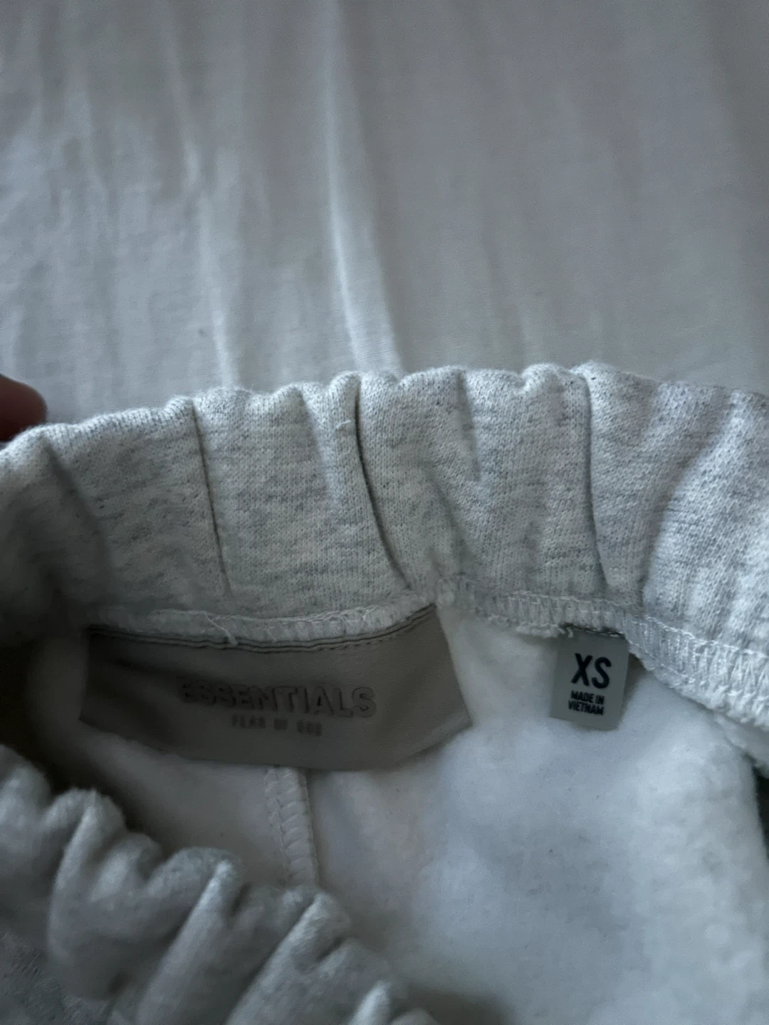 Essentials Fear of God Grey Sweat Shorts - photo 2