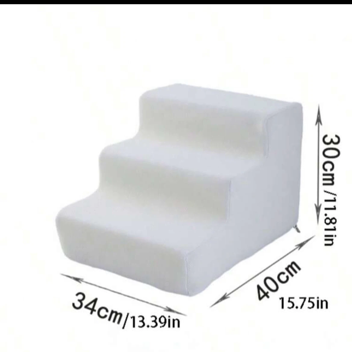 Small Pet Ladder for Dogs and Cats - 3 Step Polyester