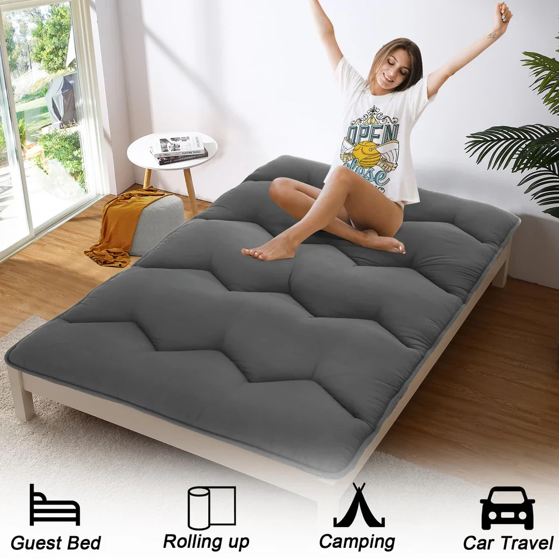 Garvee Japanese Futon Mattress, Full Size - photo 5