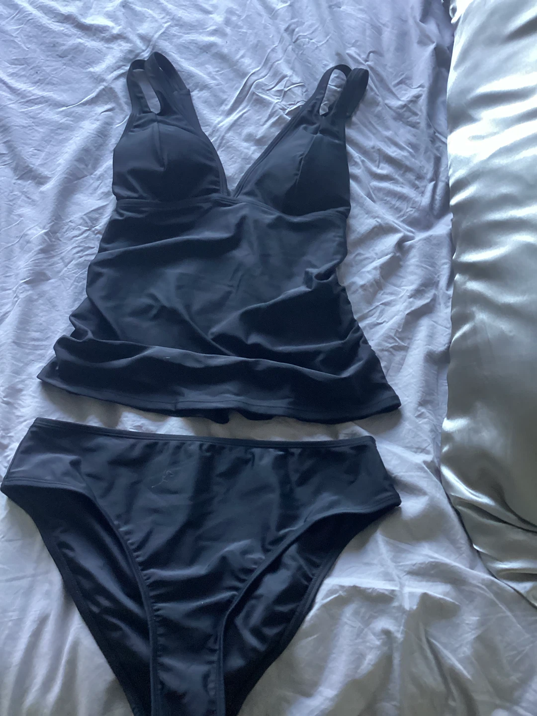 New classy Black Tankini Swimsuit - M - photo 2