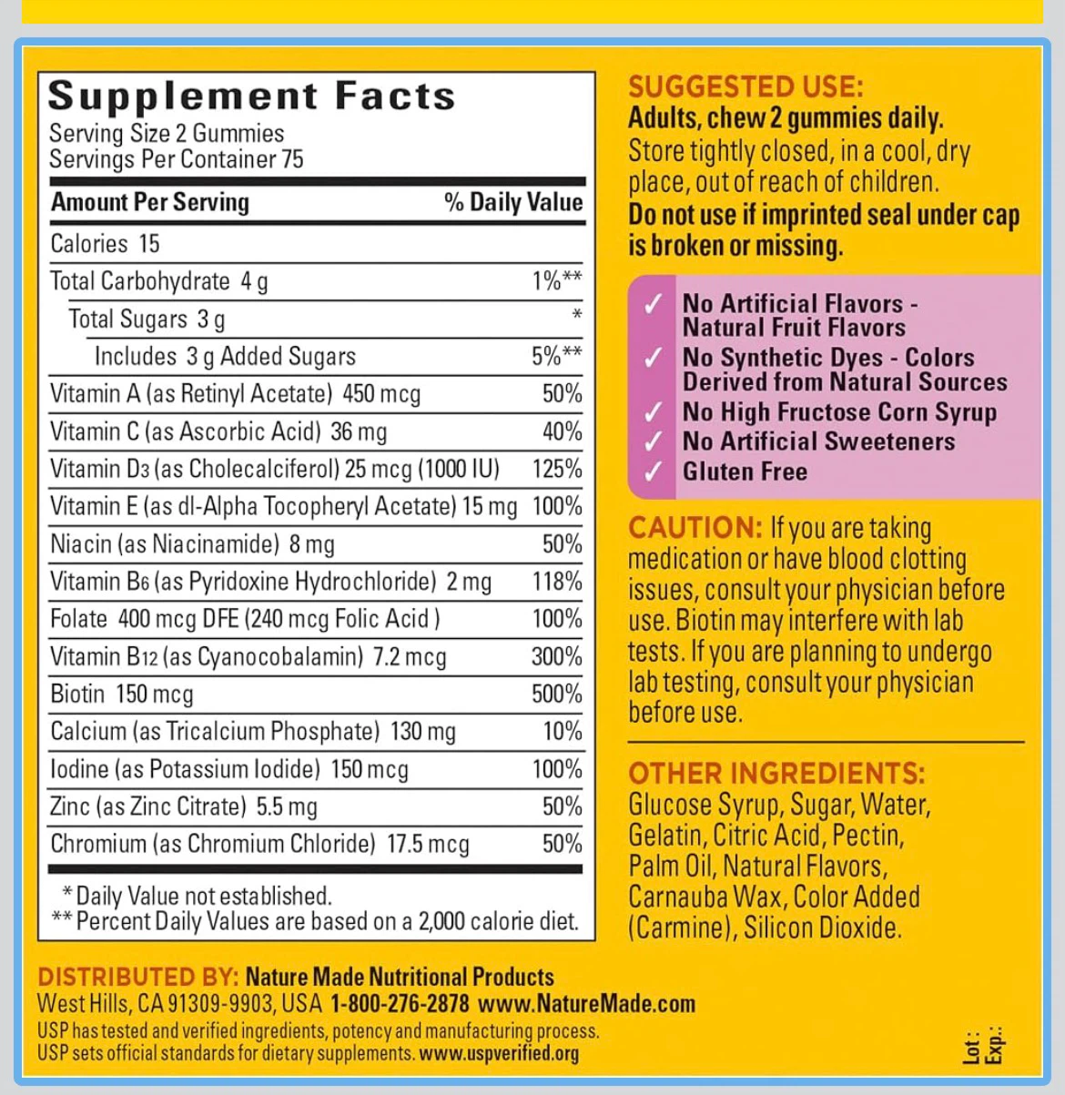 Nature Made Calcium Gummies & Multi For Her/Him Gummies - photo 5