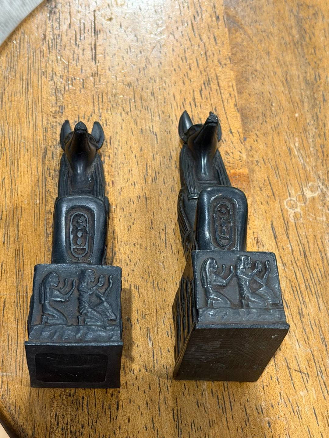Pair of Egyptian Anubis Statues 5 inches