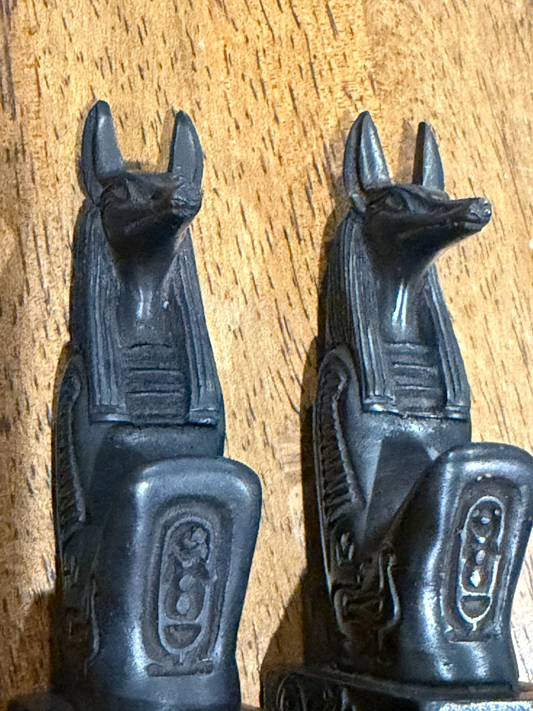 Pair of Egyptian Anubis Statues 5 inches - photo 5