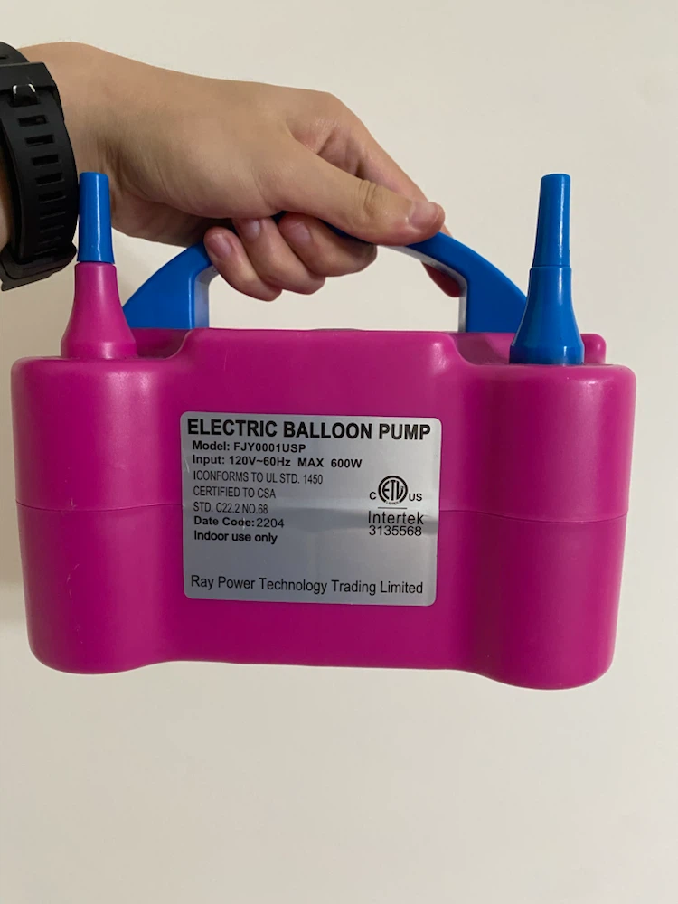 Electric Balloon Pump - Pink and Blue - photo 2
