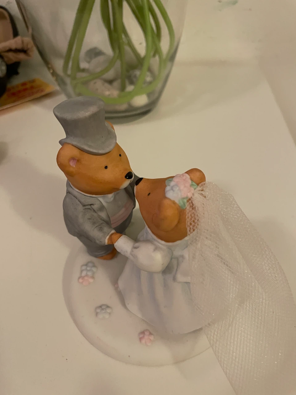 Hallmark "Sweet Romance" Wedding Bear Cake Topper - photo 3