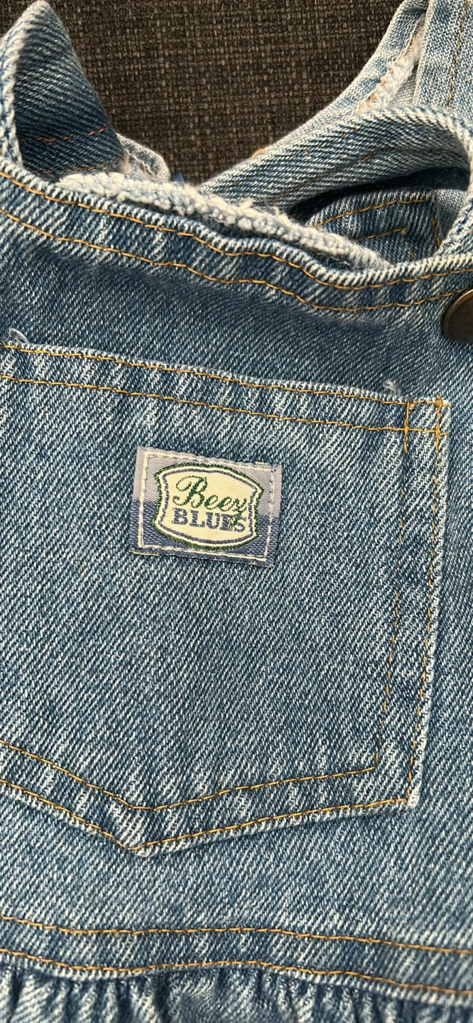 GIRLS SIZE 3 VINTAGE DENIM DRESSES (SEE LISTING) - photo 4