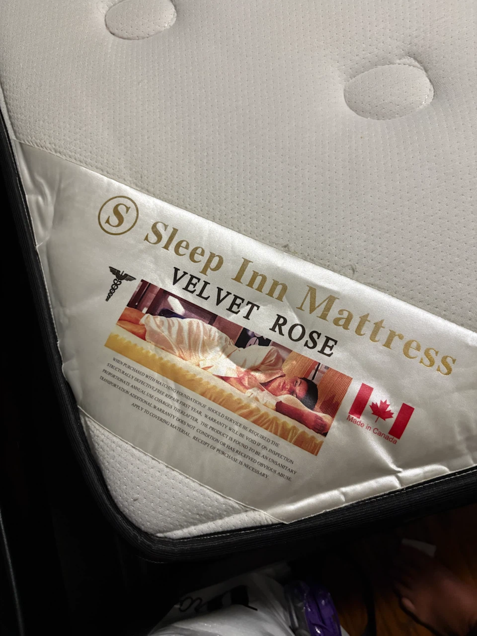 Sleep Inn Mattress Velvet Rose