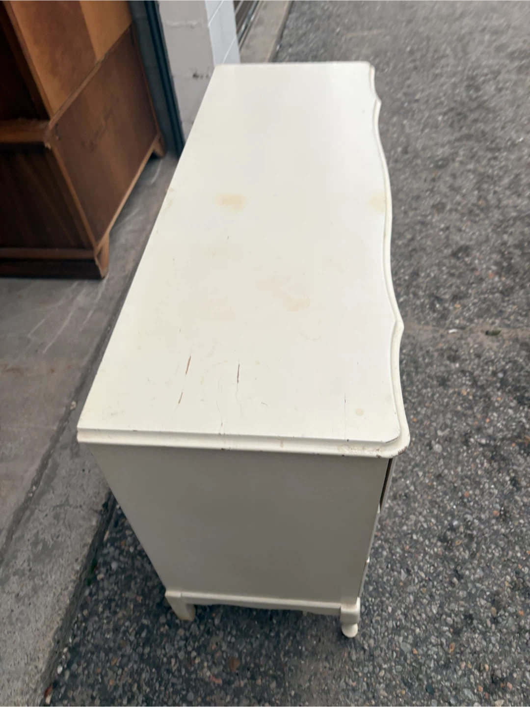 Free delivery used Cream French Provincial 6-Drawer Dresser - photo 3