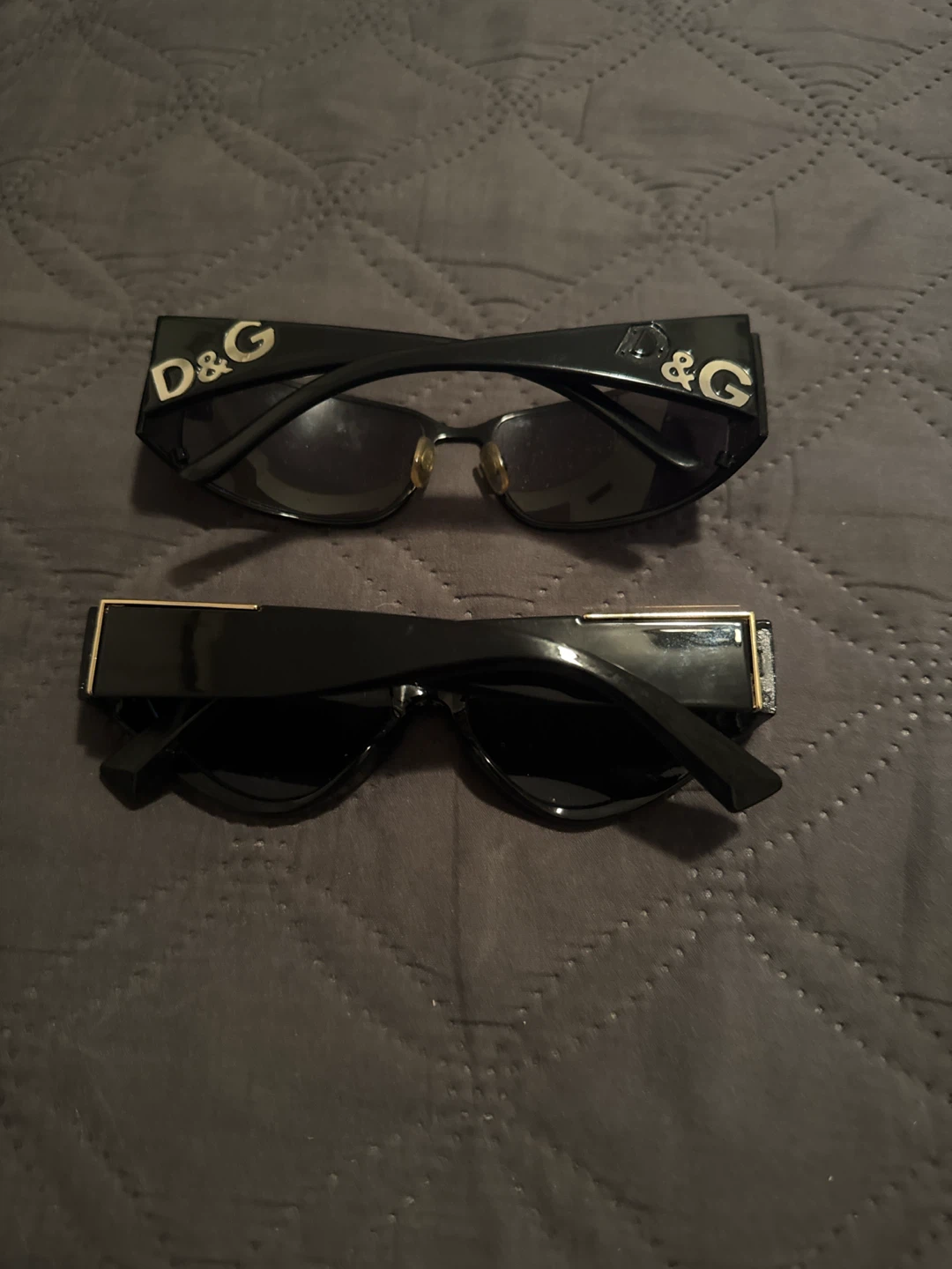 Two pairs of black sunglasses - photo 2