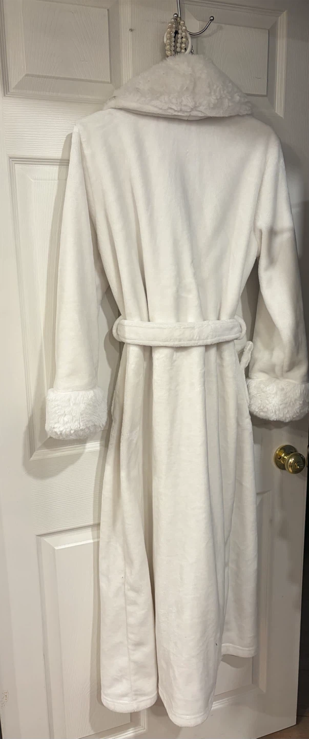 La Vie en Rose White Plush Robe - M/M - photo 2