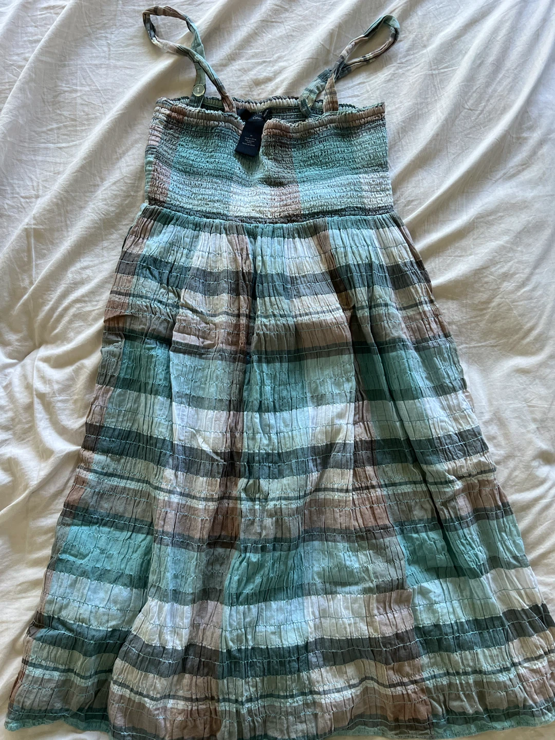 Calvin Klein Jeans Smocked Sundress
