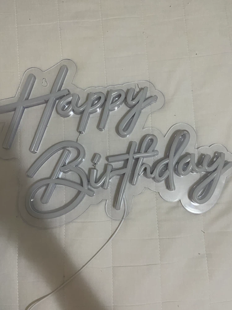 Happy Birthday Neon Sign - photo 2