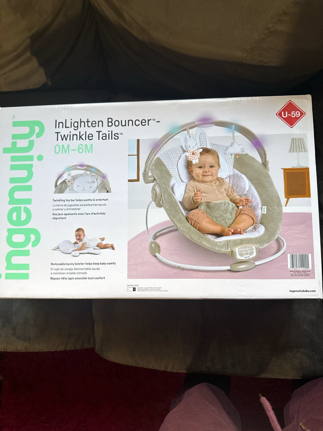 Ingenuity InLighten Bouncer Twinkle Tails - photo 2