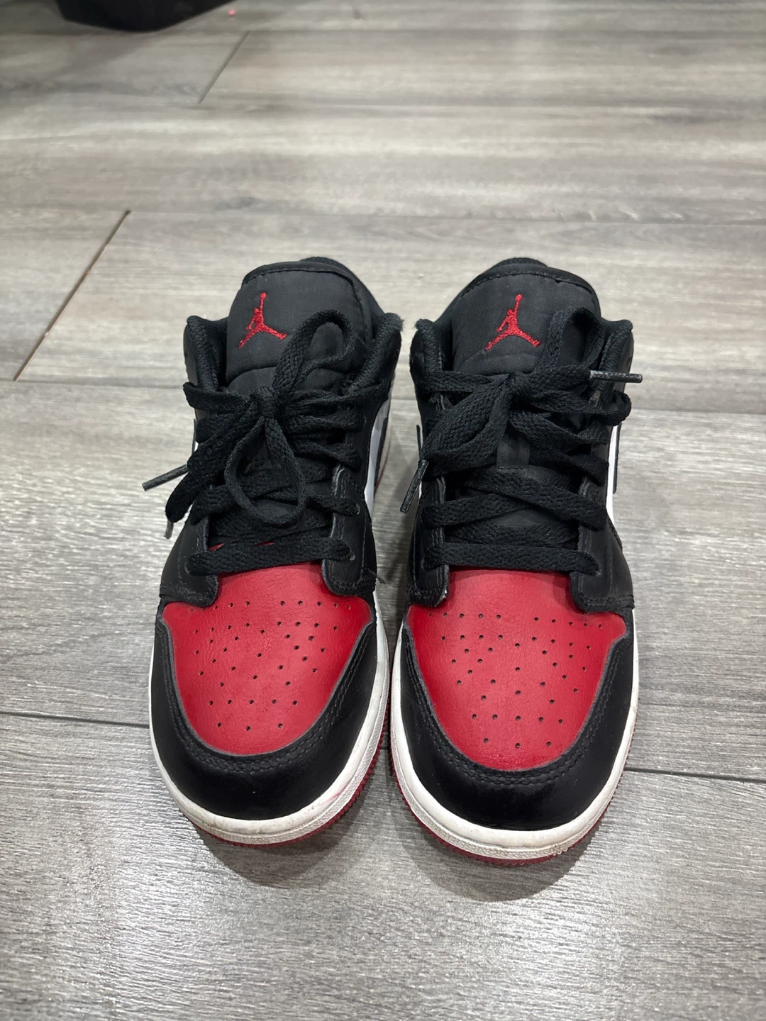 Air Jordan 1 Low Red Black White SIZE 5