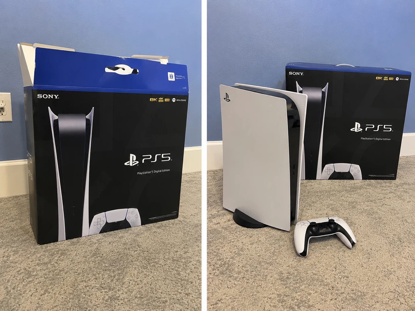 Sony PlayStation 5 PS5 Digital Edition Console - photo 2