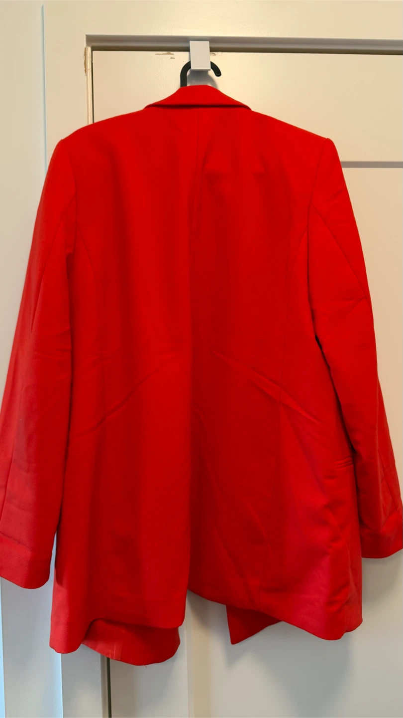H&M Red Double-Breasted Blazer - photo 4
