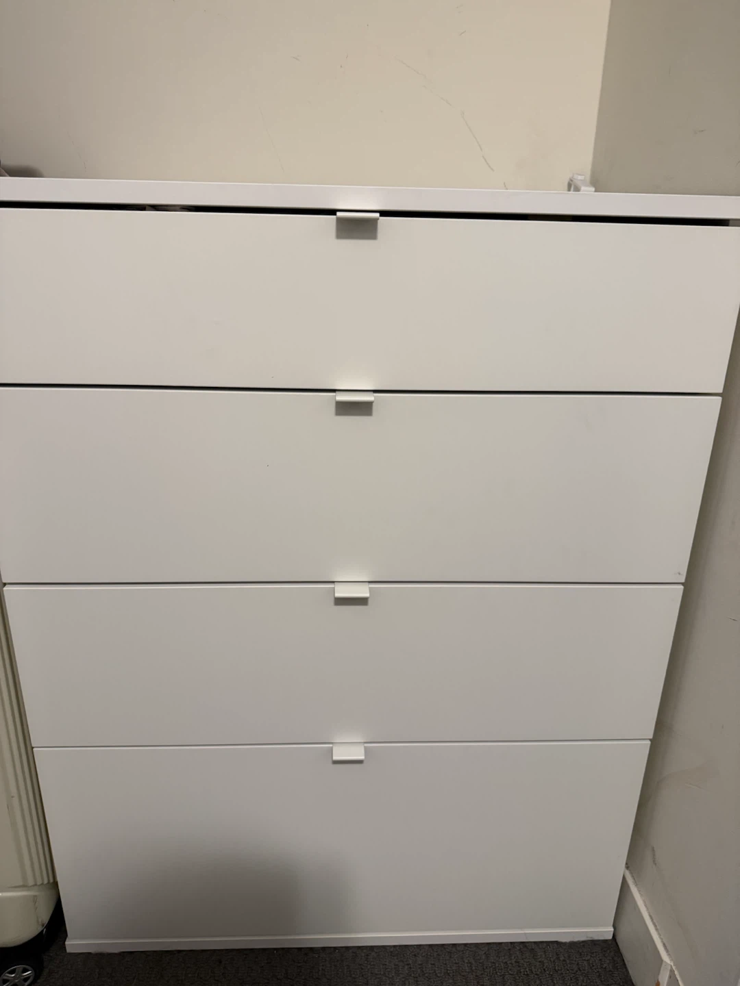 IKEA VIHALS  4-drawer chest, White