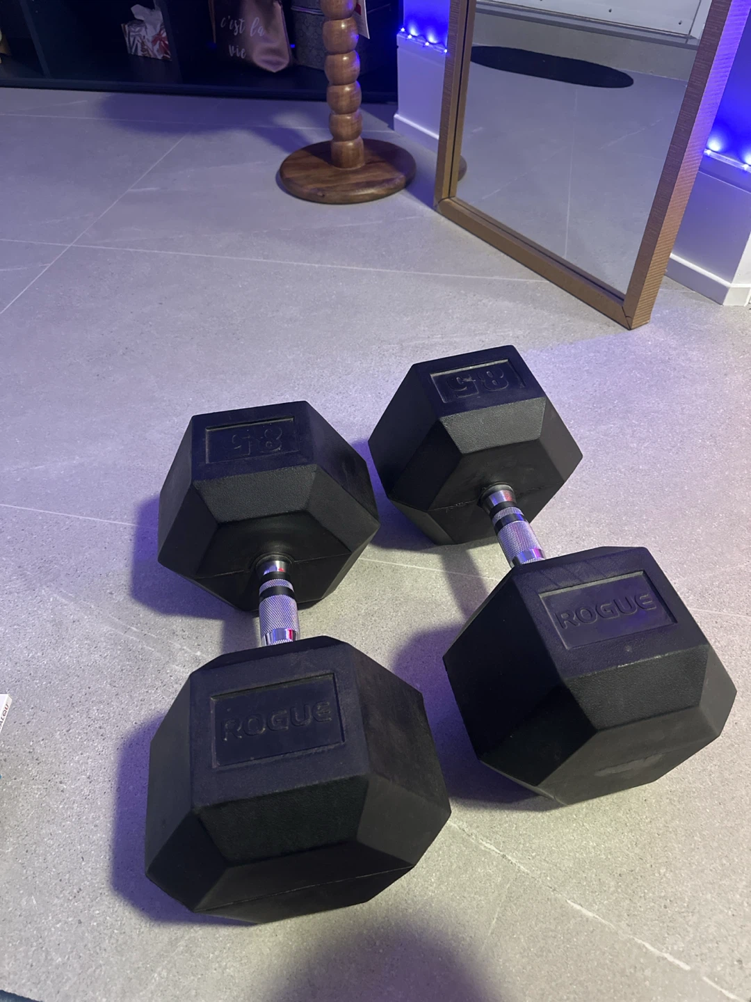 Dumbell Rogue 2x 85lbs
