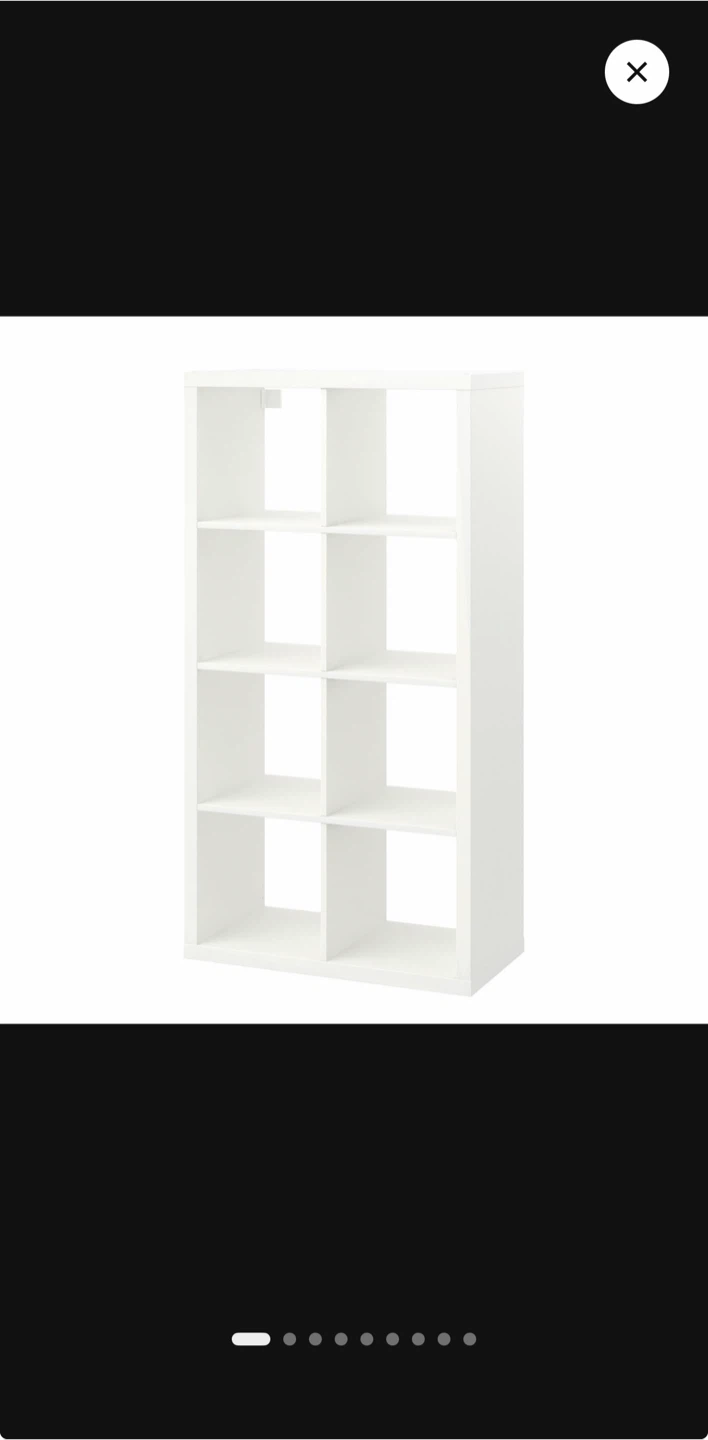 IKEA KALLAX Shelf Unit (2x4) White | Excellent Condition - photo 2