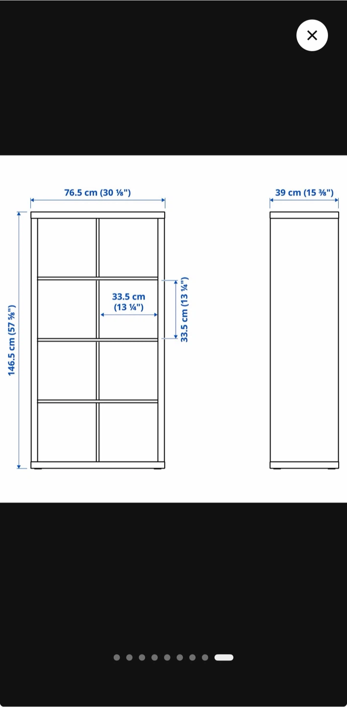 IKEA KALLAX Shelf Unit (2x4) White | Excellent Condition - photo 4