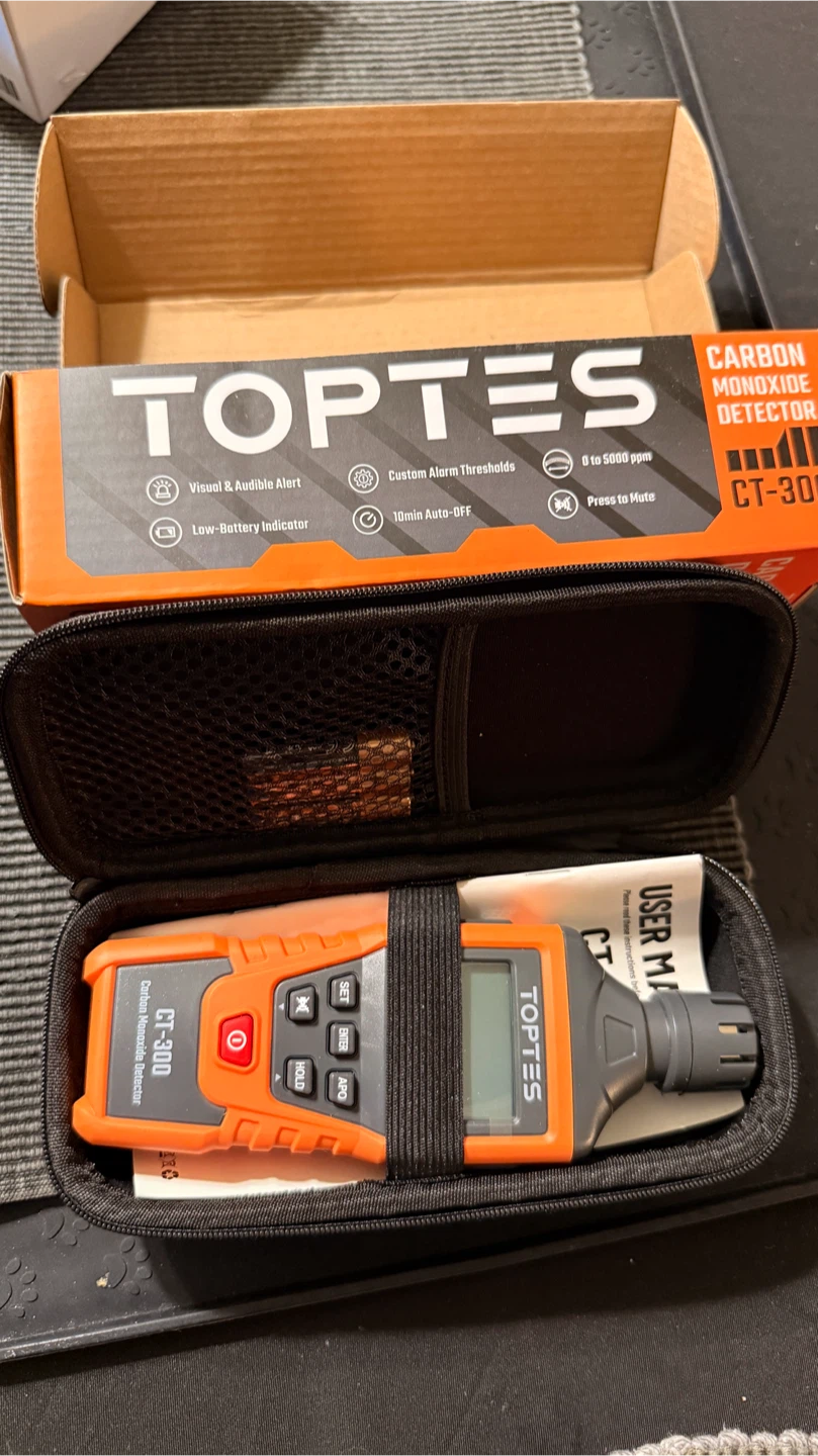 TOPTES CT-300 Carbon Monoxide Detector