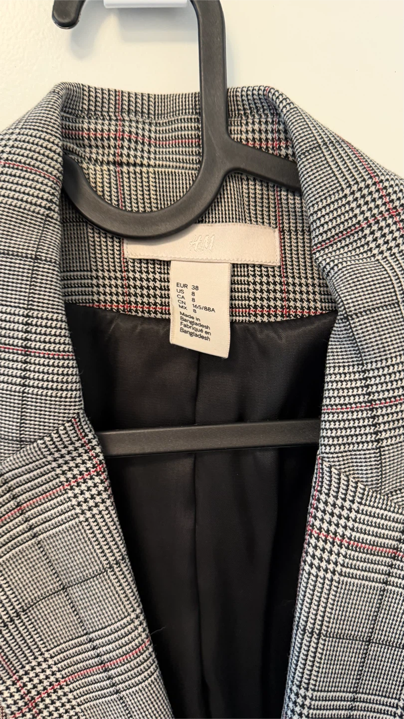 H&M Plaid Blazer - photo 2
