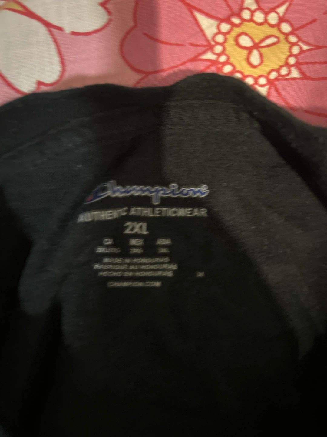 Champion Black T-Shirt 2XL - photo 2
