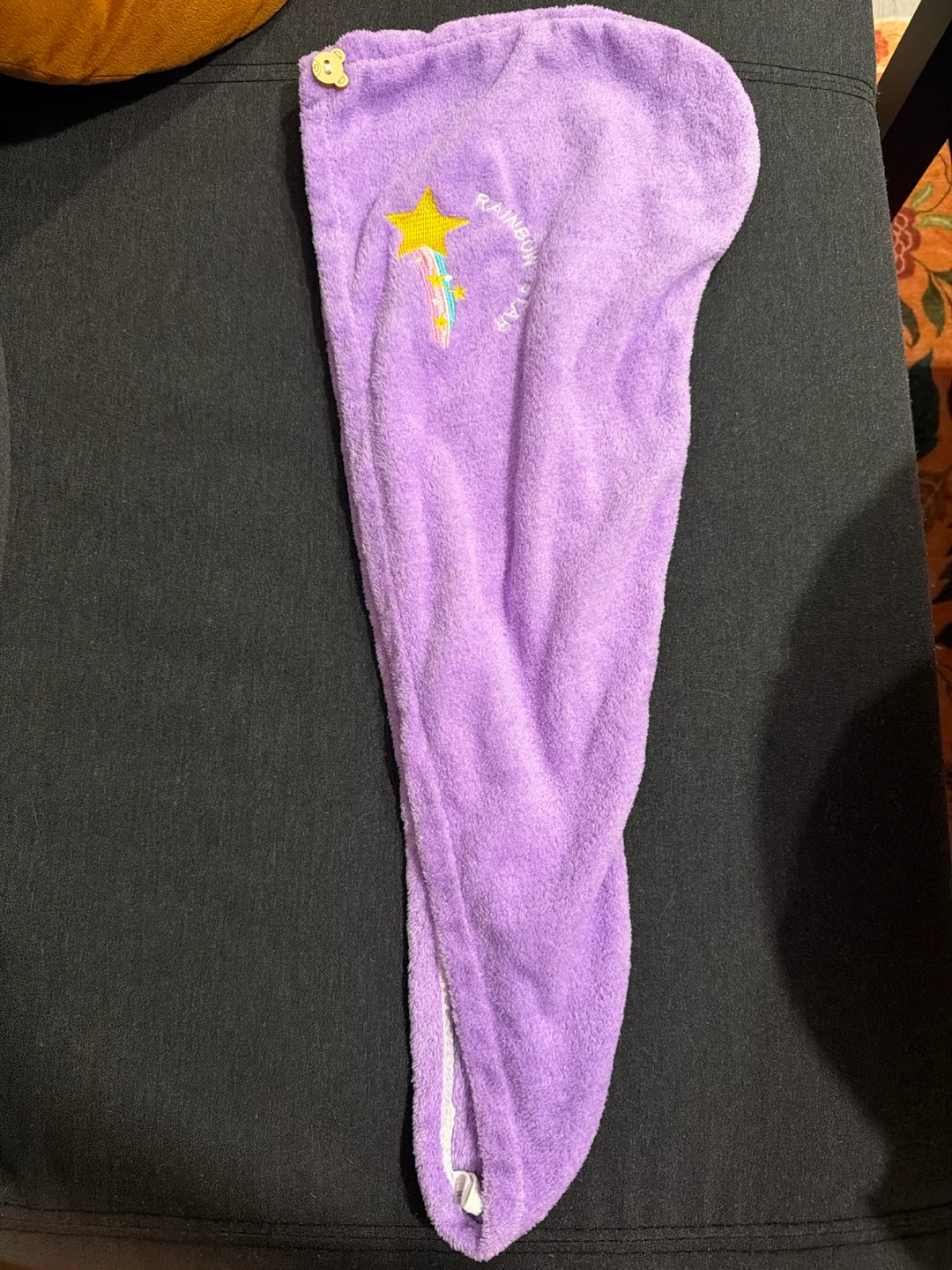 Purple Microfiber Hair Towel - photo 2