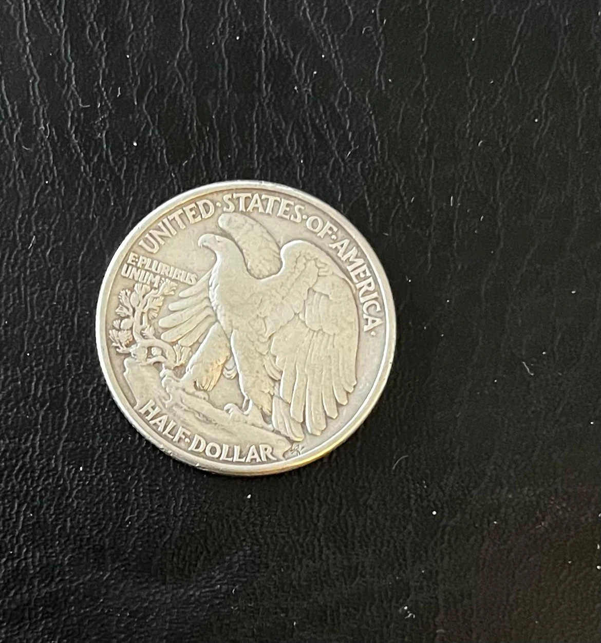USA 🇺🇸 1946 D  Walking Liberty Silver Half Dollar Coin - photo 2