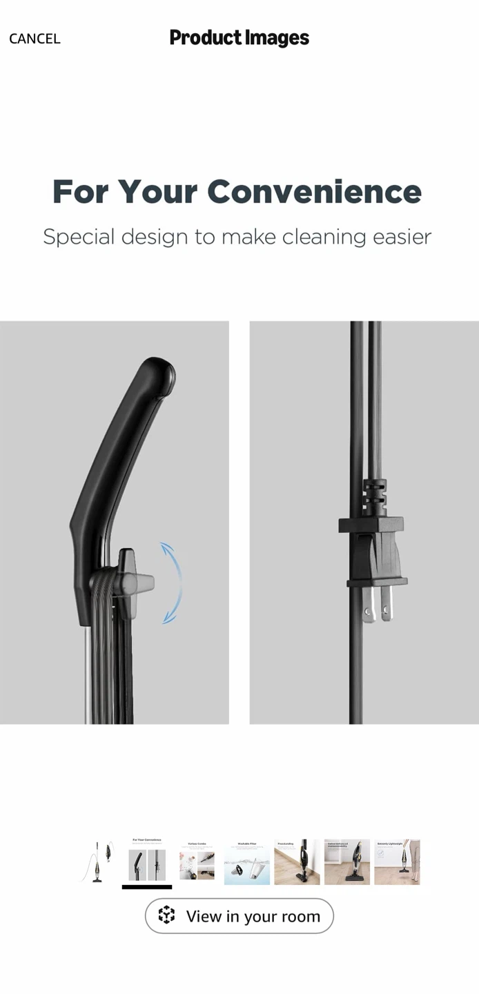 Eureka 3-in-1 Lightweight Stick Vacuum | Like New - photo 3